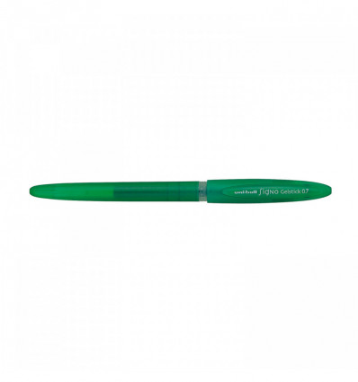 Ручка гелевая Signo GELSTICK, 0.7мм, пишет зеленым ( UM-170.Green )