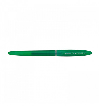 Ручка гелевая Signo GELSTICK, 0.7мм, пишет зеленым