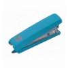 Степлер пластиковый, RUBBER TOUCH, 12 л., (скобы №10), 107х25х54 мм, голубой