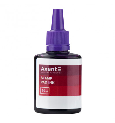 Краска штемпельная Axent 7301-11-A 30 мл, фиолетовая