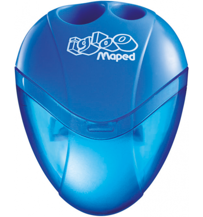 Чинка з контейнером I-GLOO, 2 отвори, асорті ( MP.534756 )