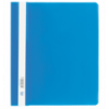 Папка-скоросшиватель с механизмом "усики", А5, 120/160 мкм, синяя
