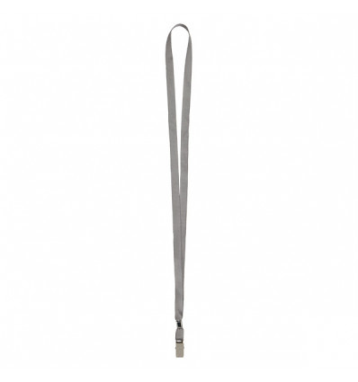 Шнурок для бейджа с металлическим клипом Axent 4532-03-A, серый