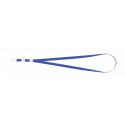 Шнурок з кліпом для бейджа-ідентифікатора, 460х10 мм, синій
