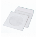Конверт для CD (124х124мм) білий НК з вікном термоупаковка