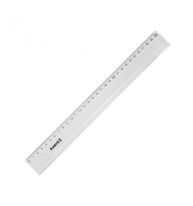Линейка пластиковая Axent 7330-A, 30 см, прозрачная ( 7330-A )