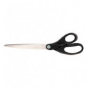 Ножницы Axent Welle 6203-01-A, 25 см, пластиковые ручки, черные
