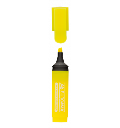 Текст-маркер, желтый, 2-4 мм, водная основа, флуоресцентный