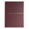 Папка "До підпису", А4, вініл, багряний ( 0309-0019-10 )
