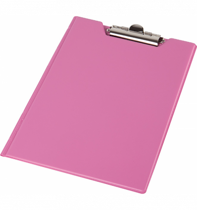 Кліпборд-папка Panta Plast, А5, PVC, рожевий