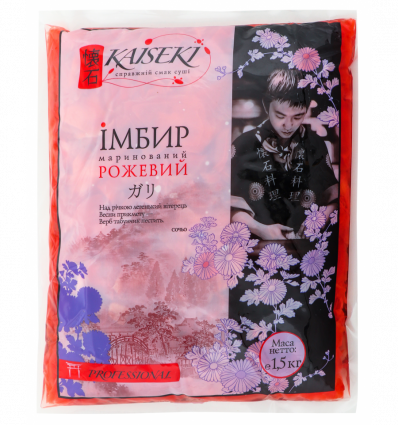 Імбир Kaiseki маринований рожевий 1,5кг