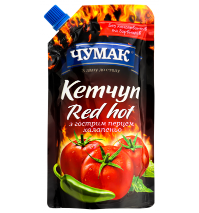 Кетчуп Чумак Red Hot 250г