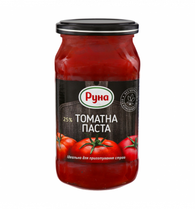 Паста томатная Руна 25% 490г