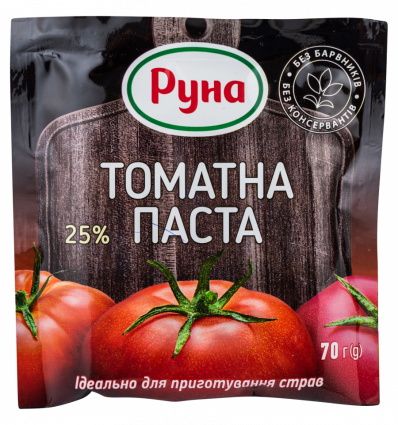 Паста томатна Руна пастеризована 25% 70г