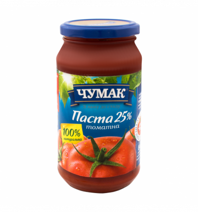 Паста Чумак томатная 25% 450г