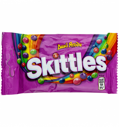 Драже Skittles Дикі ягоди жувальні в цукровій оболонці 38г