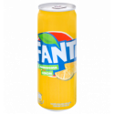 Напиток Fanta Лимон безалкогольный сильногазированный жестяная банка 330мл