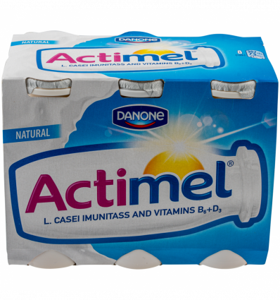 Продукт кисломолочний Actimel солодкий 1,5% 100г
