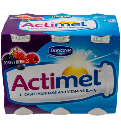 Продукт кисломолочний Actimel лісові ягоди 1,5% 100г