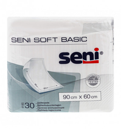 Пелюшки гігієнічні Seni Soft Basic 90*60см 30шт/уп
