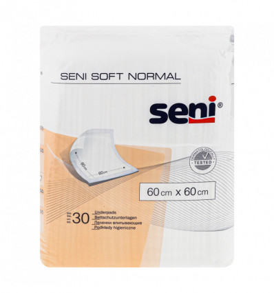 Пелюшки гігієнічні Seni Soft Normal 60*60см 30шт/уп