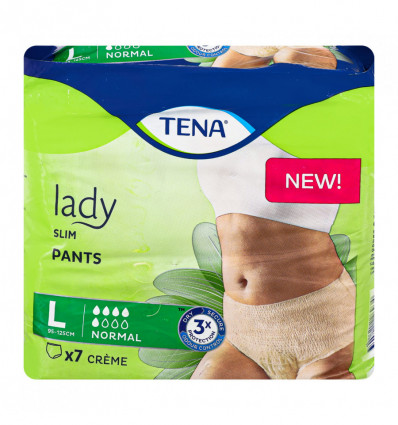 Трусы Tena Lady Normal Slim Creme L урологические 7шт/уп