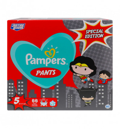 Підгузники Pampers Рants Justice league для дітей 12-17кг 66шт/уп