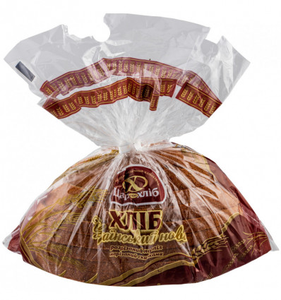 Хлеб Цар хліб Украинский новый разрезанный пополам нарезанный ломтиками 475г