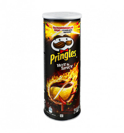 Чіпси Pringles Hot&Spicy картопляні 165г