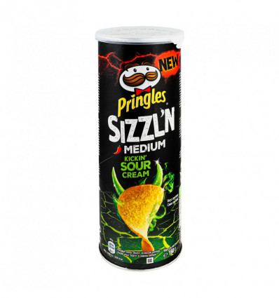 Чипсы Pringles Sizzl`n Сметана рисовые 160г