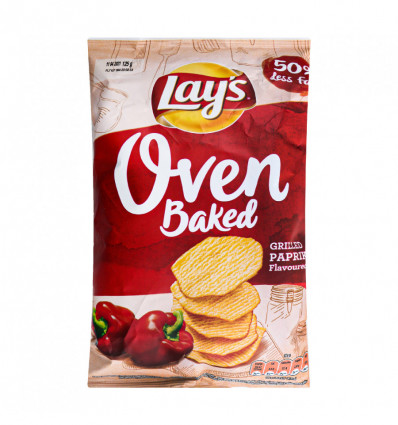Чіпси Lay`s картопляні запечені зі смаком паприки 125г