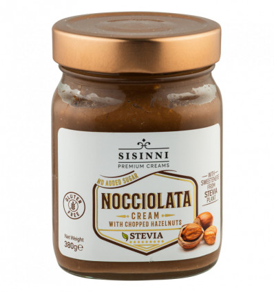 Паста шоколадная Sisinni Nocciolata без сахара 380г