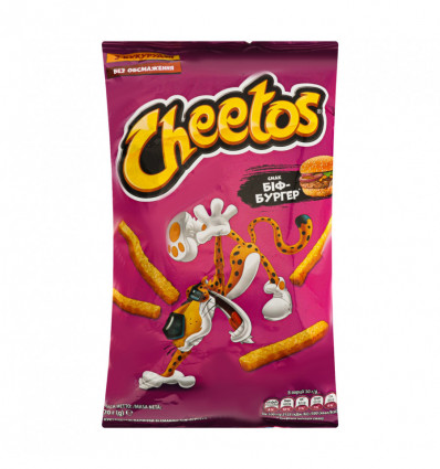 Палочки кукурузные Cheetos со вкусом биф-бургера 70г