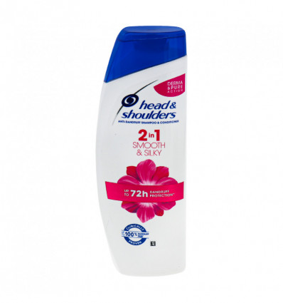 Шампунь Head&Shoulders Гладеньке та шовковисте 2в1 360мл