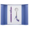 Набір подарунковий Heel: ручка кулькова + брелок, фіолетовий LS.122012-07
