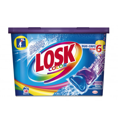 Капсули для прання Losk Color 3+1 Power-caps 13г*18шт 234г