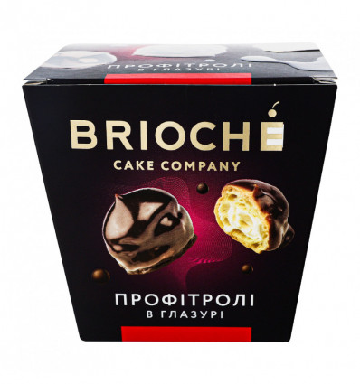 Тістечко Brioche Профітролі в глазурі 0.22кг