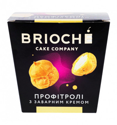 Тістечко Brioche Профітролі з заварним кремом 0.18кг