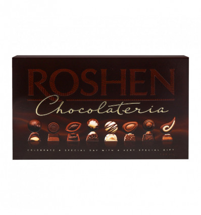 Набор конфет Roshen Chocolateria шоколадных и пралиновых 130г