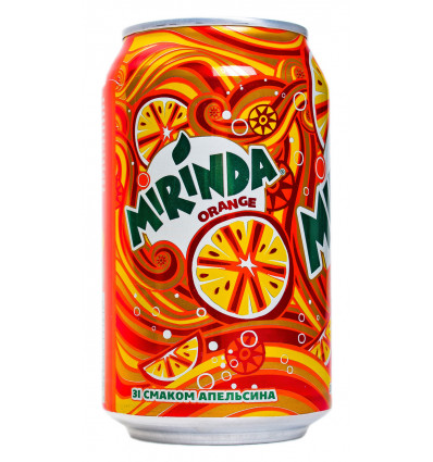 Напій Mirinda Orange сильногазований 0.33лх24