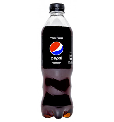 Напиток Pepsi Black безалкогольный сильногазированный 0.5л