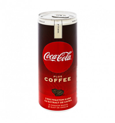 Напиток безалкогольный Coca-Cola Plus Coffee Vanilla 250мл