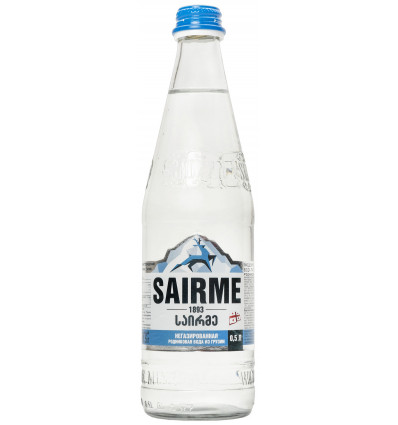 Вода Sairme питьевая негазированная родниковая 0,5л