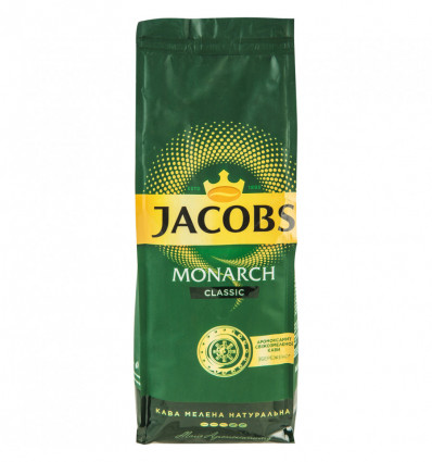 Кофе Jacobs Monarch Classic натуральный жареный молотый 450г