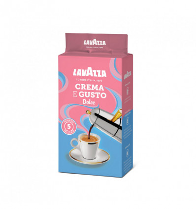 Кава Lavazza Crema e Gusto Dolce смажена мелена 250г