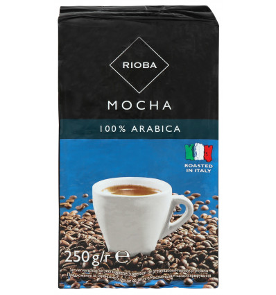 Кава мелена RIOBA Мокко Арабіка 100% 250Г