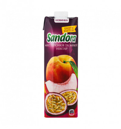 Нектар Sandora Exotic Edition Мікс персиків та маракуї 0.95л