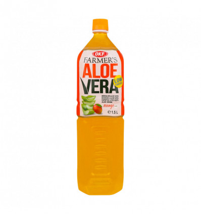 Напій безалкогольний OKF Farmer`s Aloe Vera манго 1.5л