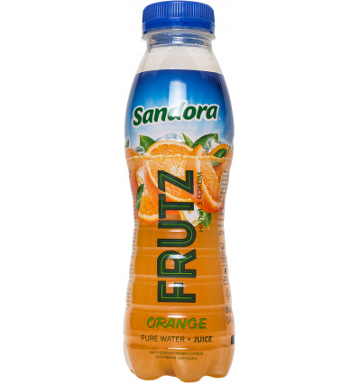 Напиток Sandora Frutz Апельсин соковый безалкогольный негазированный 0,4л ПЭТ