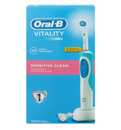 Зубная щетка Oral-B Braun Vitality SensiUltraThin электрическая 1шт